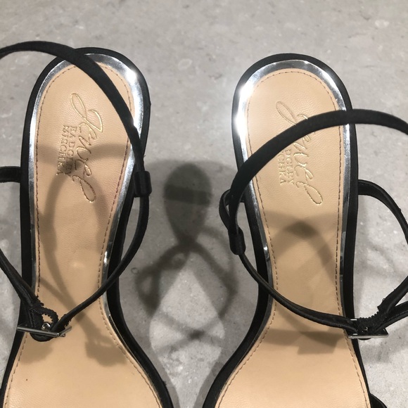 Badgley Mischka Jewel Crystal Studded Heels, SZ 8.5 - Picture 6 of 7